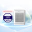 Levoit Vital air purifier with front vent and Haze Protection display, white