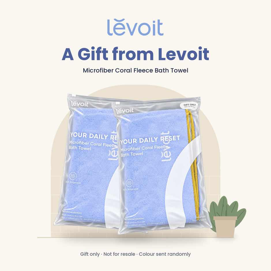 [Not for Sale] Levoit Microfiber Coral Fleece Bath Towel 70x140cm