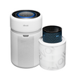 Levoit Eleva replacement filter set with black and clear cylindrical housings