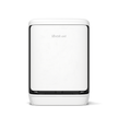 Levoit pet smart air purifier, white front view with black air intake strip