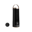 Levoit tower fan in black with top carry handle and control buttons