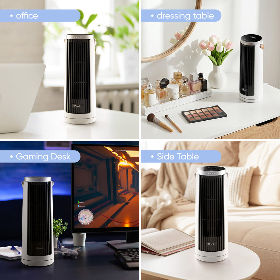 Levoit Windi Mini Tower Fan Corded with Adapter
